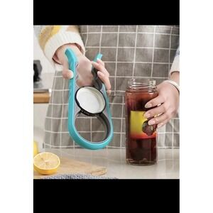 4 in 1 Quick Jar Rubber Opener Lid Bottle Cap Grip Twister Remover Kitchen Tool